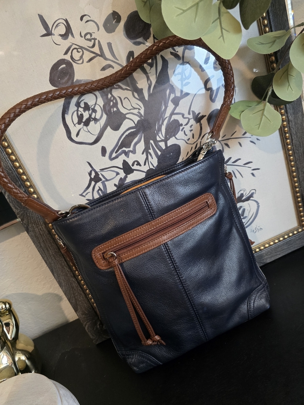 BRIGHTON FASHIONISTA CALIFORNIA BEACH CHIC IN THE SHADE SHOULDER BAG - Picture 9 of 14